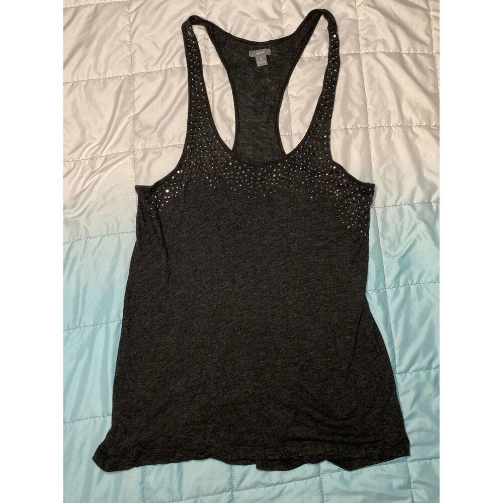 Aerie dark gray tank size small
